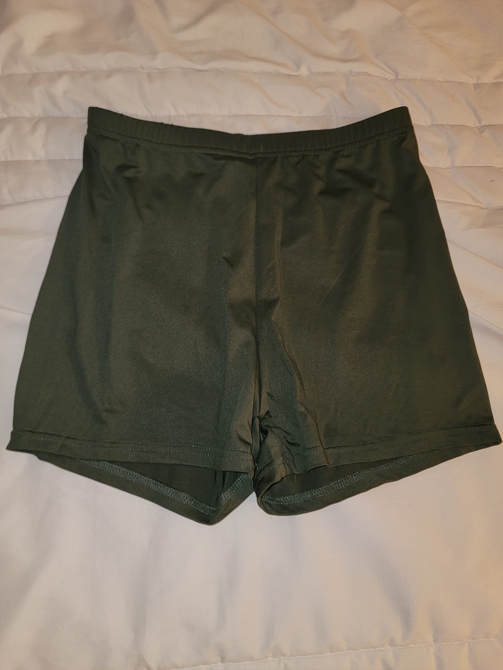 SHEIN Olive Green Biker Shorts